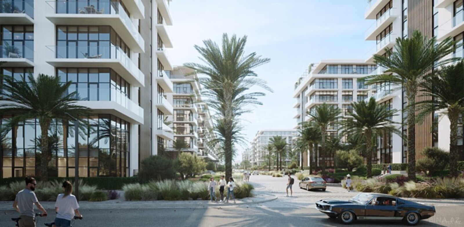 1 otaqlı yeni tikili - Sea Breeze q. - 56.7 m² (3)