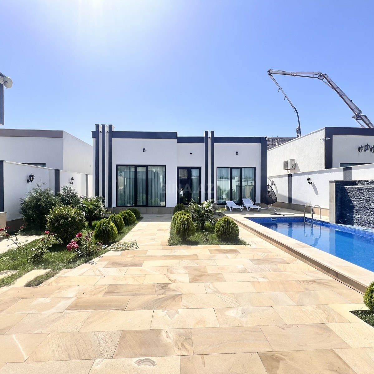 4 otaqlı həyət evi/bağ evi - Mərdəkan q. - 120 m² (2)