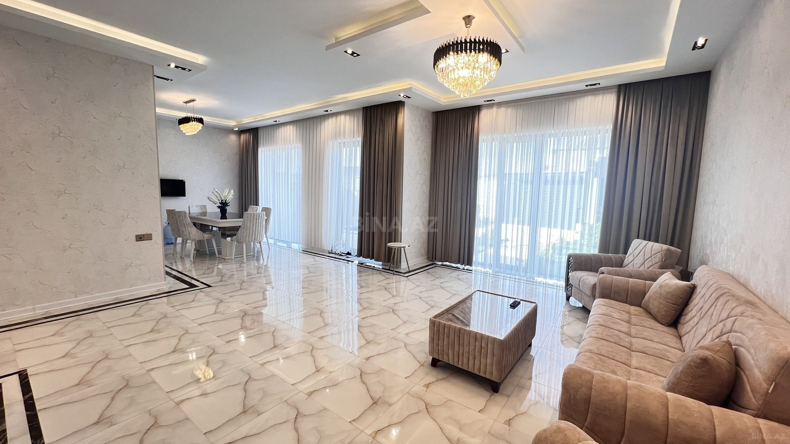 4 otaqlı həyət evi/bağ evi - Mərdəkan q. - 120 m² (9)