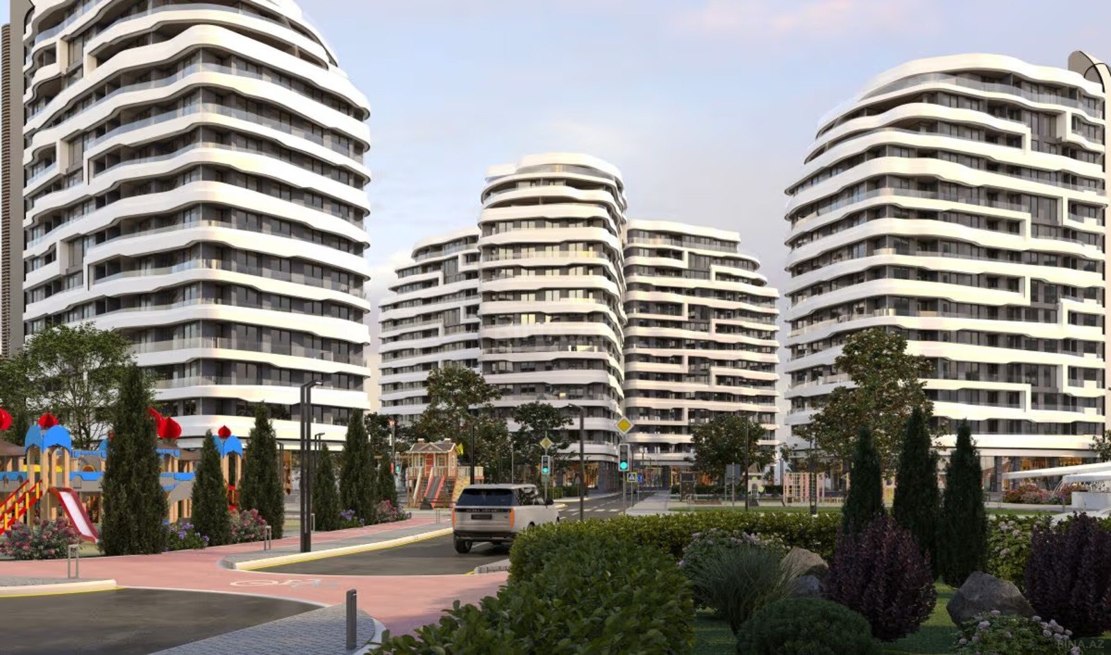 1 otaqlı yeni tikili - Bakıxanov q. - 53.1 m² (1)