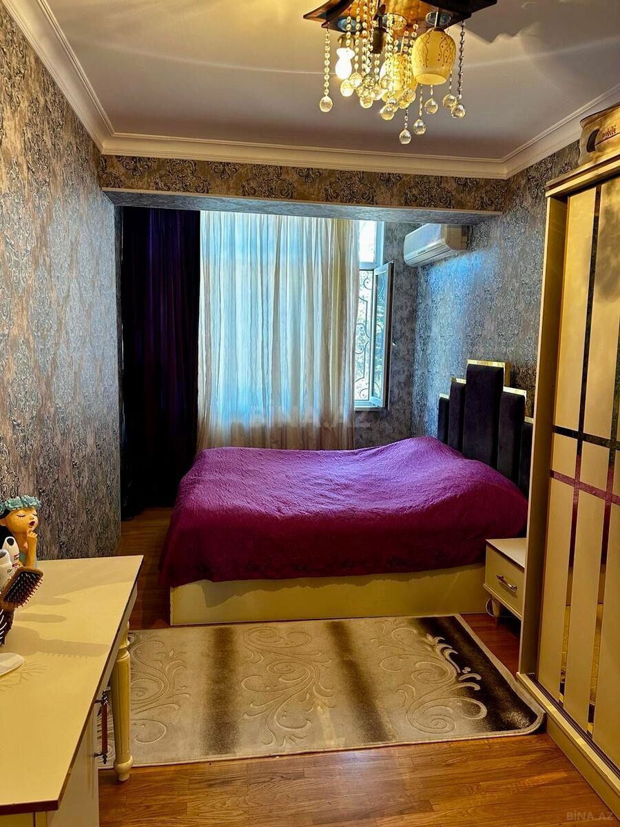 3 otaqlı köhnə tikili - Qara Qarayev m. - 100 m² (3)