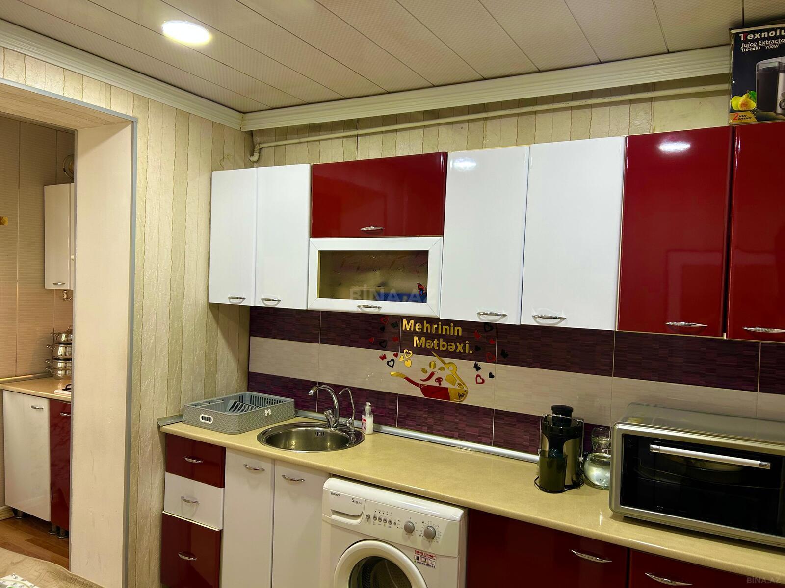 3 otaqlı köhnə tikili - Yeni Günəşli q. - 75 m² (7)
