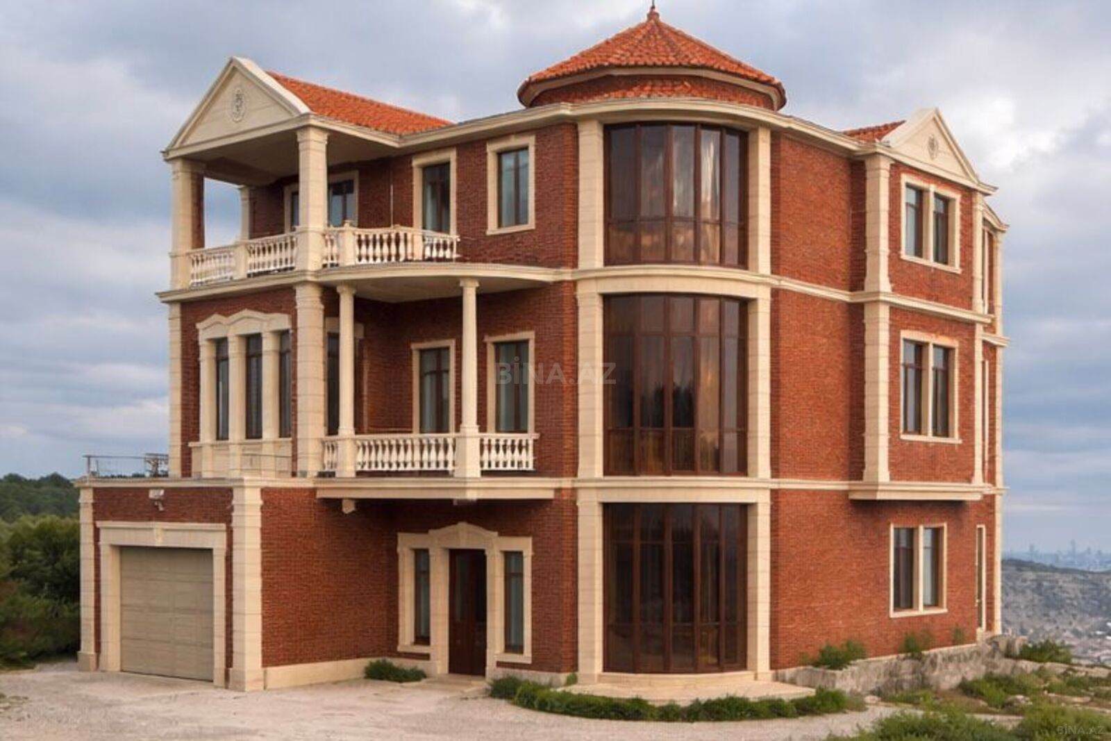 10 otaqlı həyət evi/bağ evi - Səbail r. - 550 m² (12)