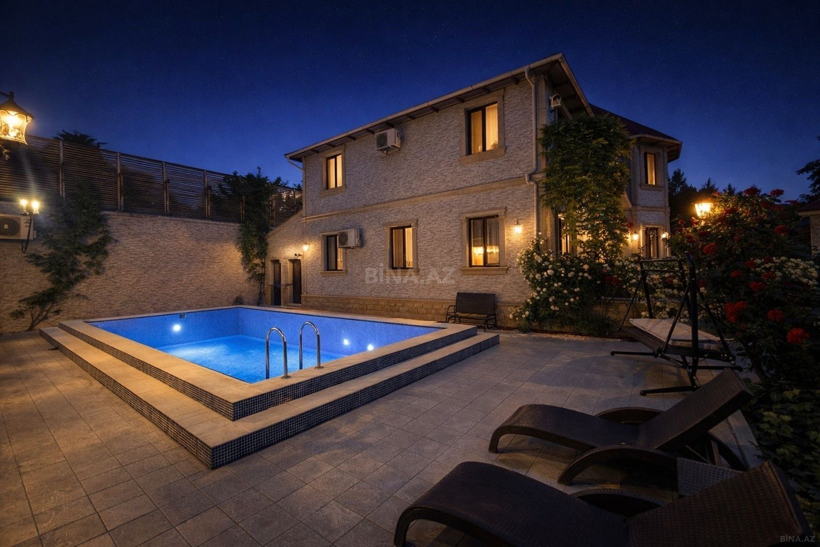 5 otaqlı həyət evi/bağ evi - Mərdəkan q. - 450 m² (2)