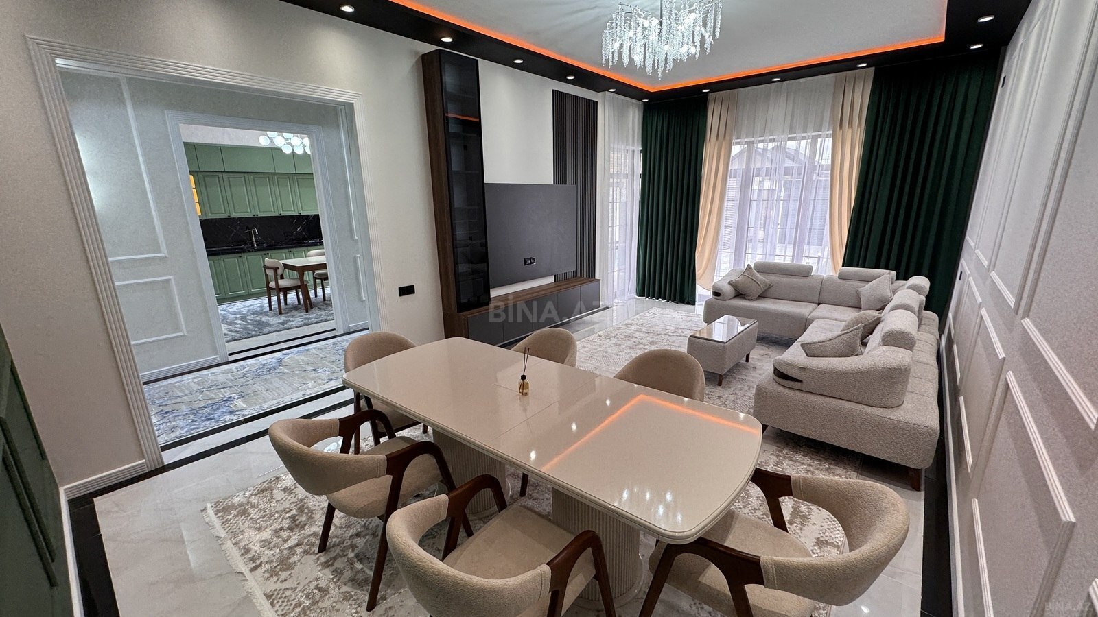 4 otaqlı həyət evi/bağ evi - Mərdəkan q. - 180 m² (10)