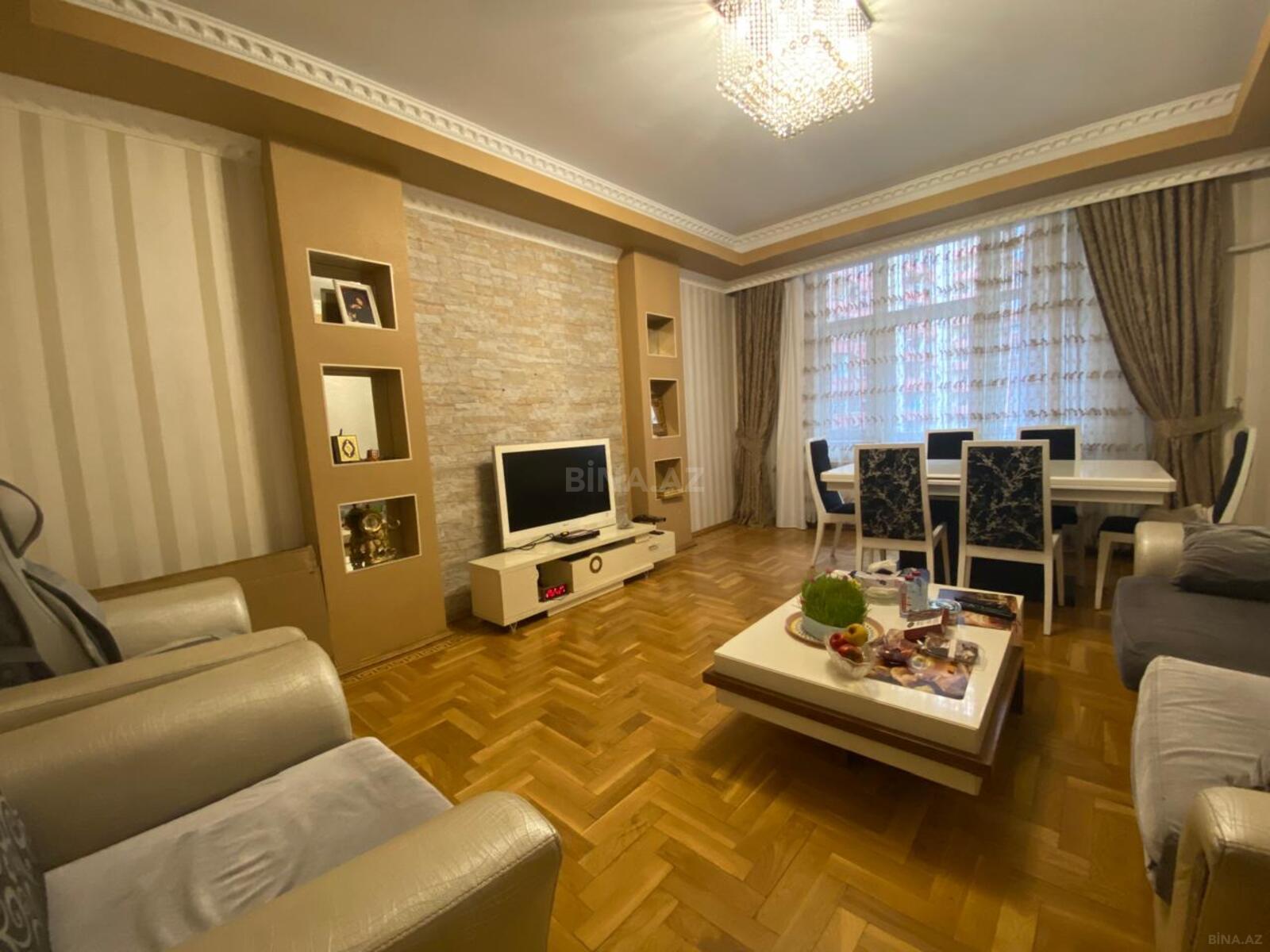3 otaqlı yeni tikili - Şah İsmayıl Xətai m. - 125 m² (1)