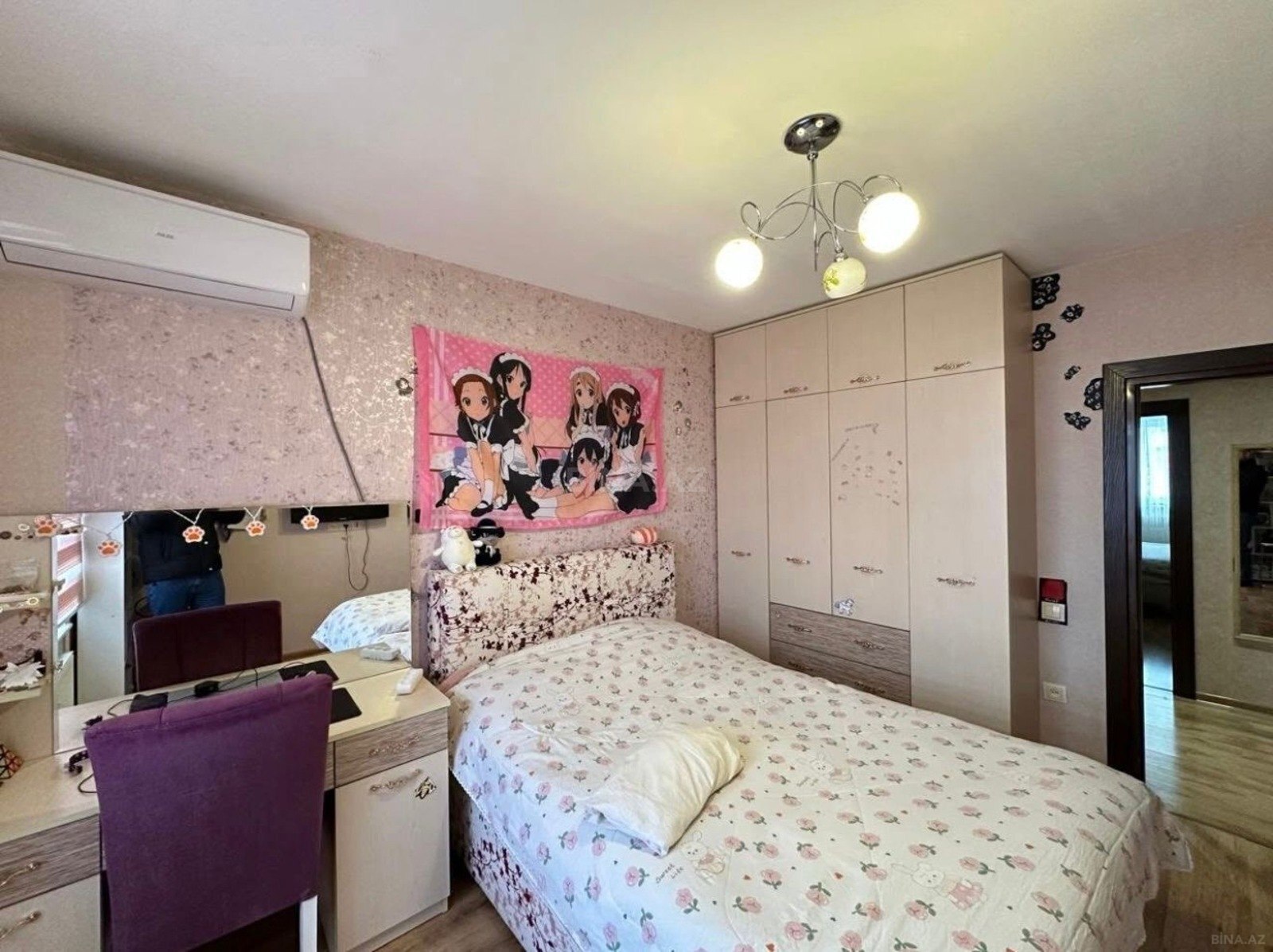3 otaqlı köhnə tikili - Həzi Aslanov m. - 80 m² (4)