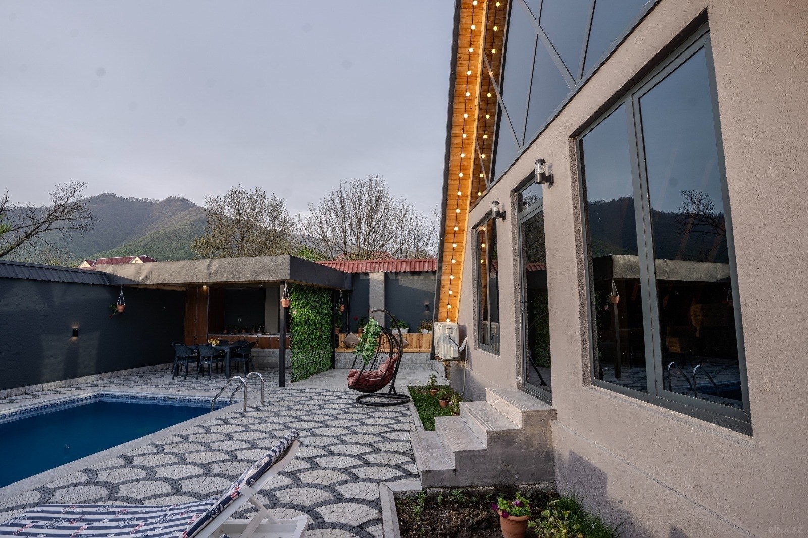 4 otaqlı həyət evi/bağ evi - Qəbələ - 70 m² (4)