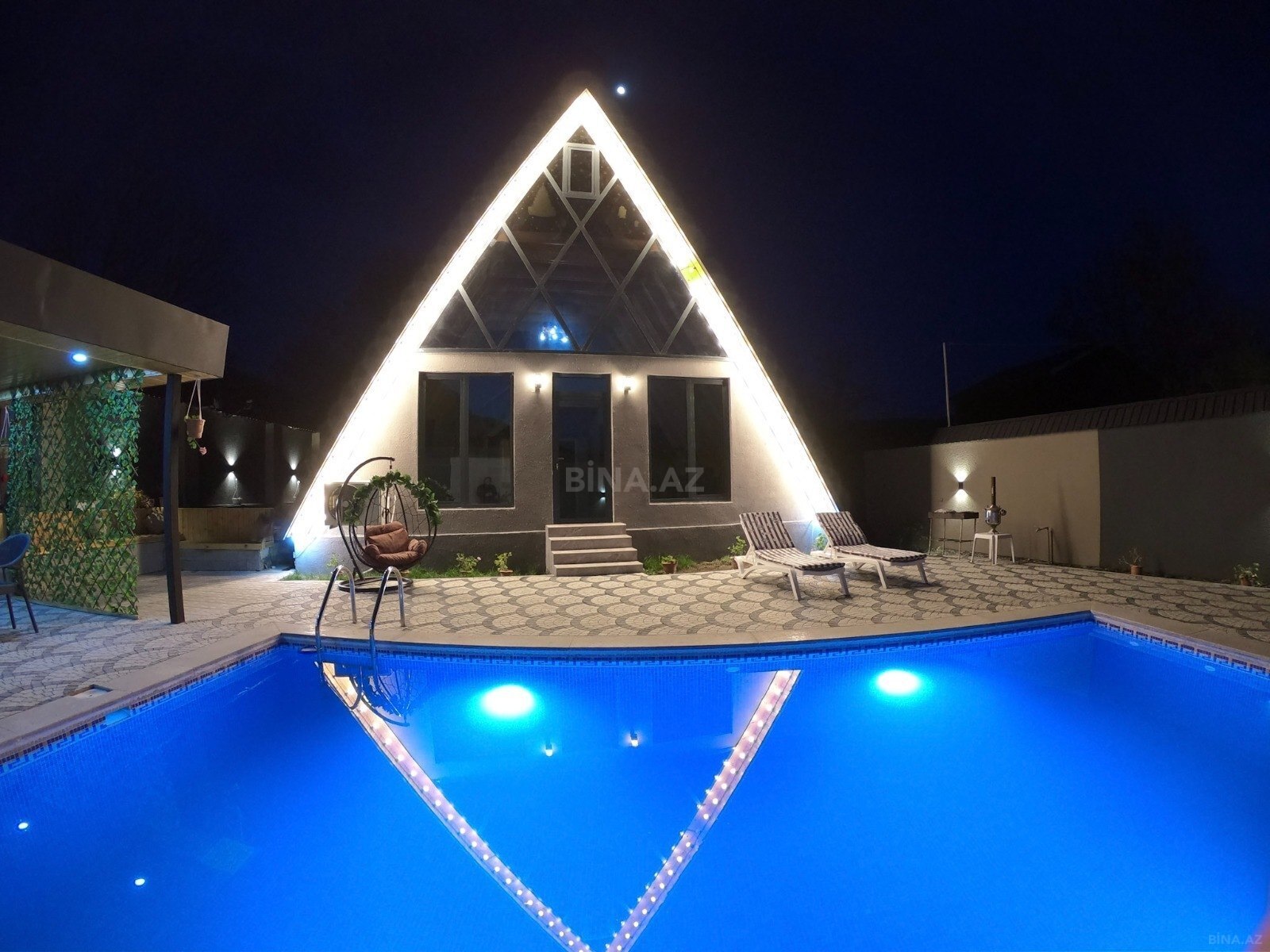 4 otaqlı həyət evi/bağ evi - Qəbələ - 70 m² (15)
