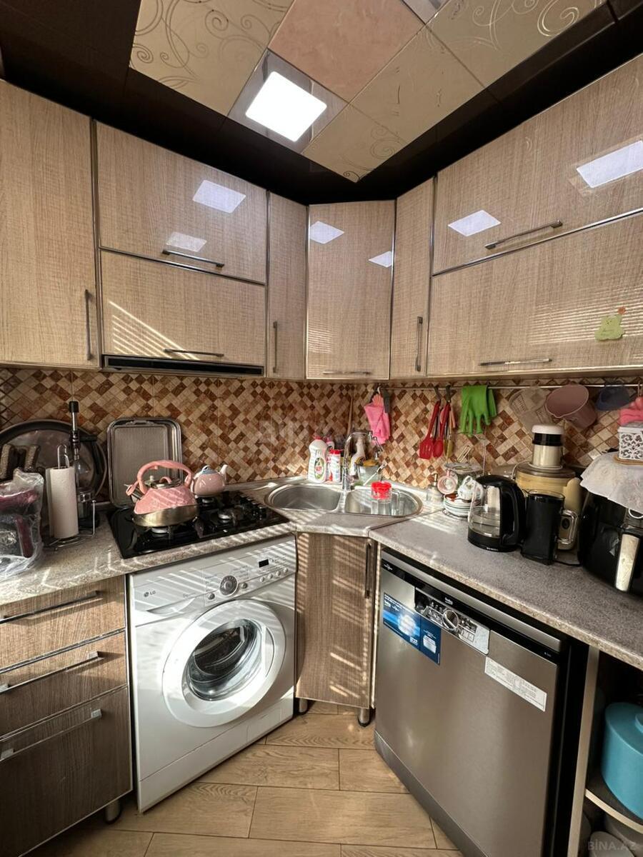 3 otaqlı köhnə tikili - İnşaatçılar m. - 68 m² (8)
