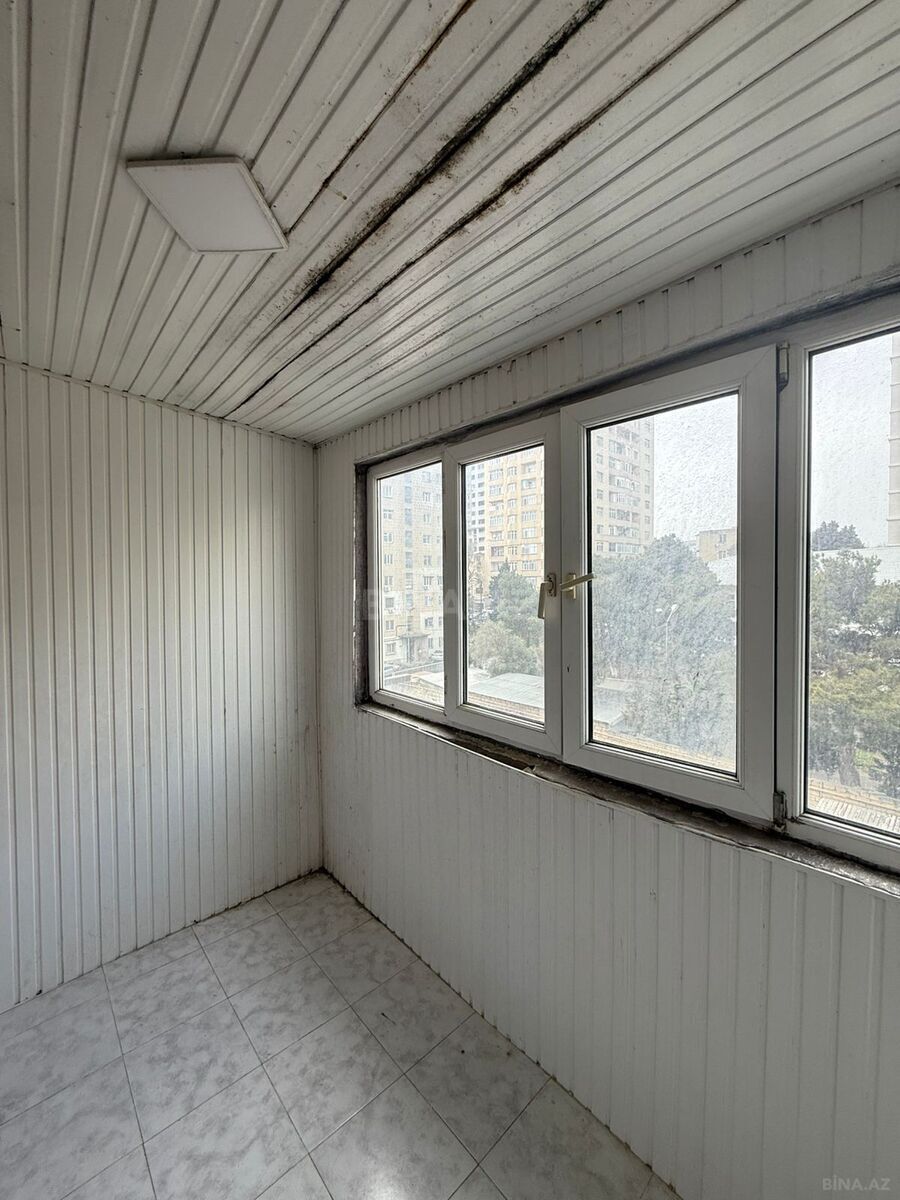 3 otaqlı köhnə tikili - İnşaatçılar m. - 65 m² (11)