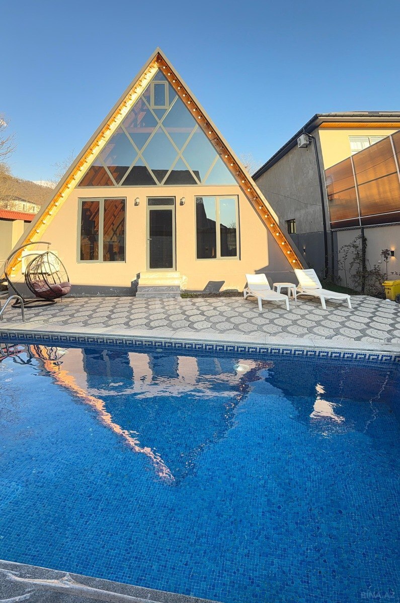 4 otaqlı həyət evi/bağ evi - Qəbələ - 70 m² (3)