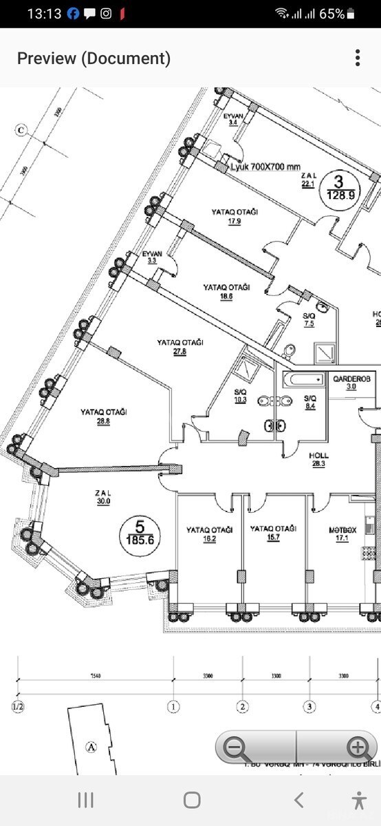 5-комн. новостройка - м. Нариман Нариманов - 190 м² (12)