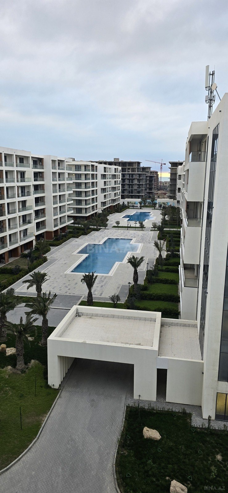 1 otaqlı yeni tikili - Nardaran q. - 56.9 m² (3)