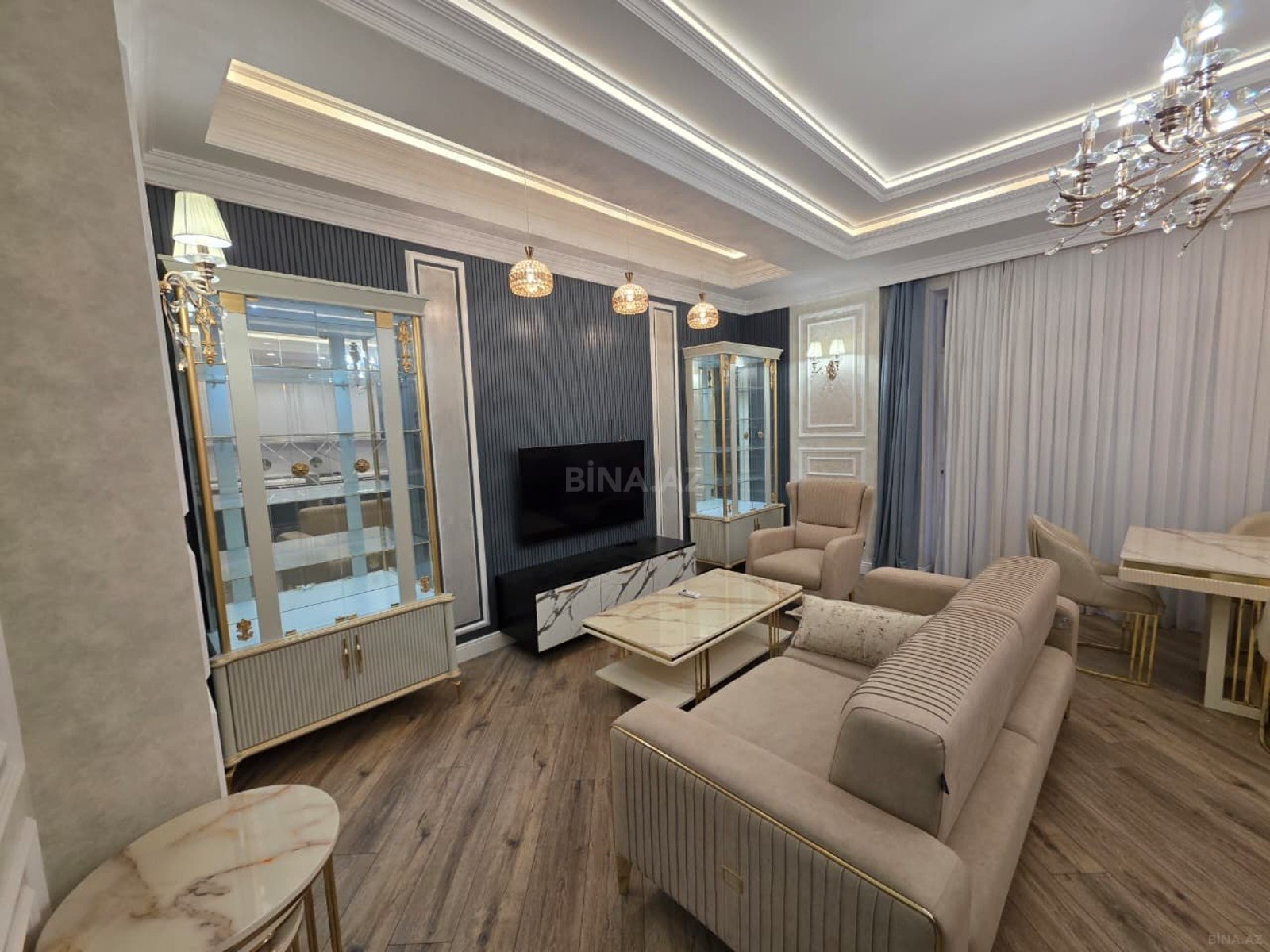 3 otaqlı yeni tikili - Ağ şəhər q. - 130 m² (1)