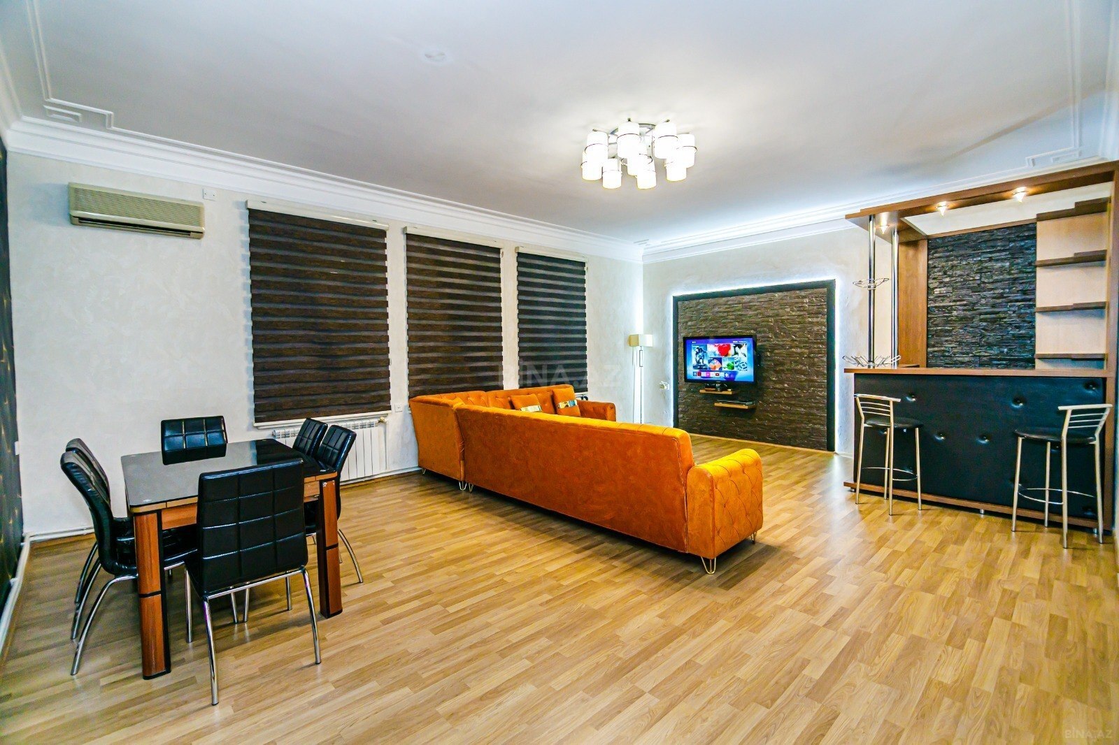 3-комн. вторичка - м. Сахил - 125 м² (22)