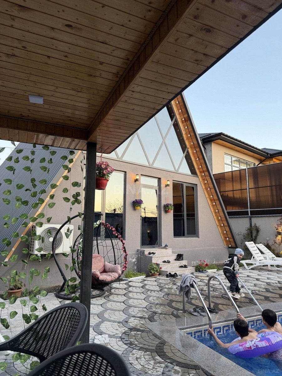 4 otaqlı həyət evi/bağ evi - Qəbələ - 70 m² (1)