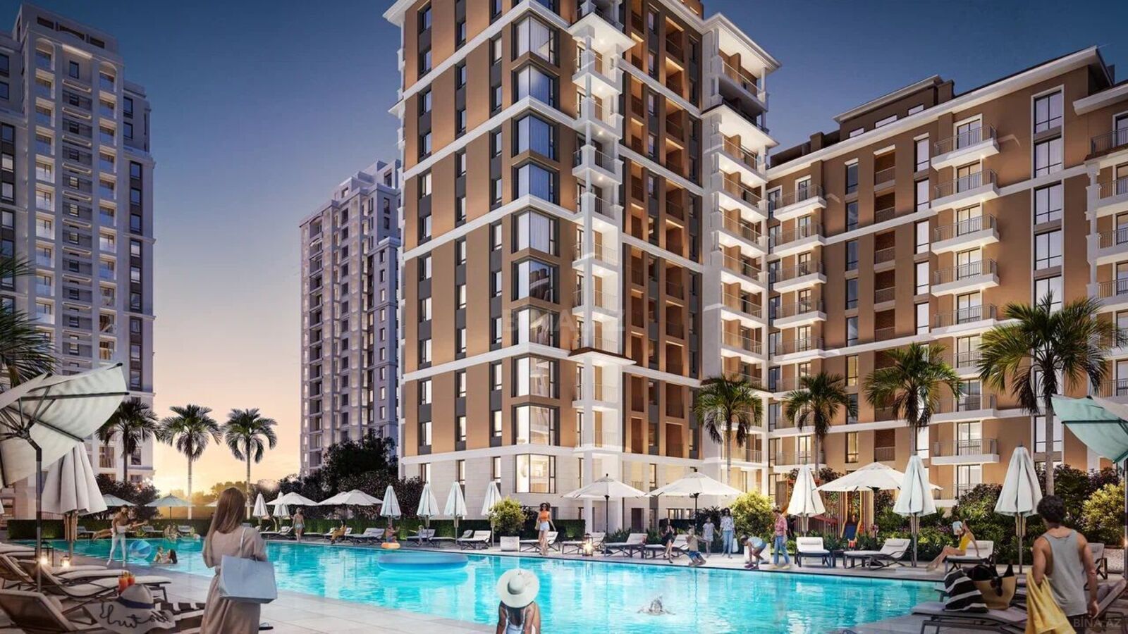 1-комн. новостройка - пос. Нардаран - 39 м² (3)