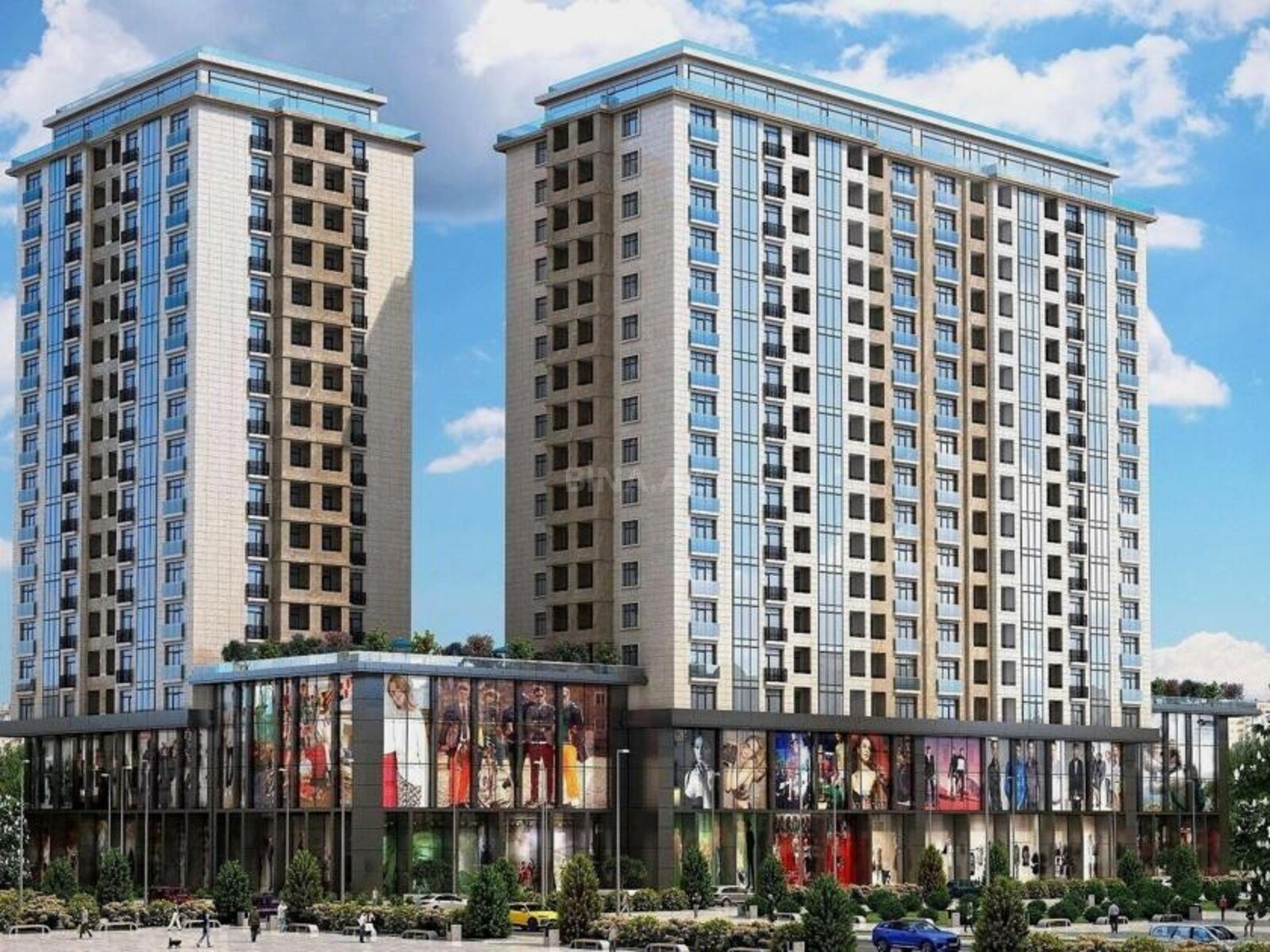 2-комн. новостройка - м. Гянджлик - 55 м² (2)