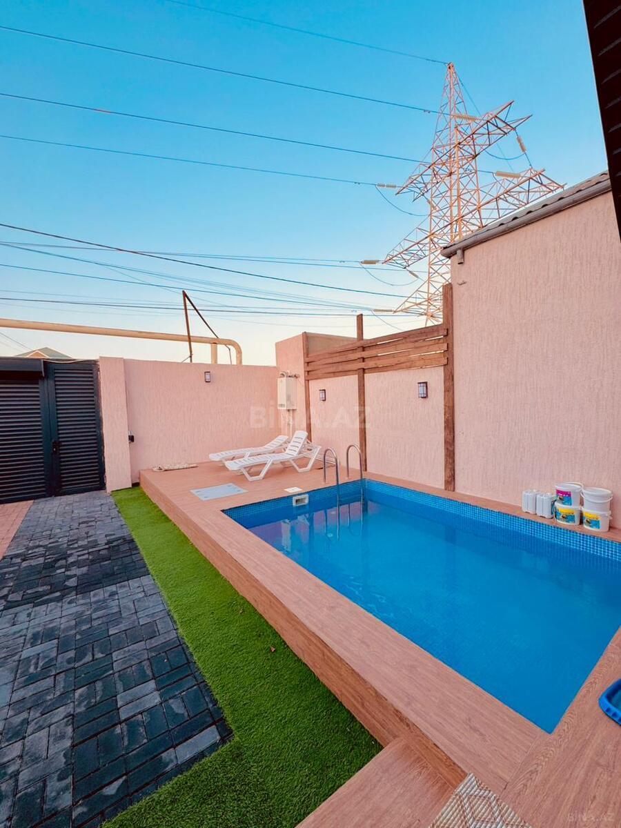 4 otaqlı həyət evi/bağ evi - Xəzər r. - 100 m² (2)