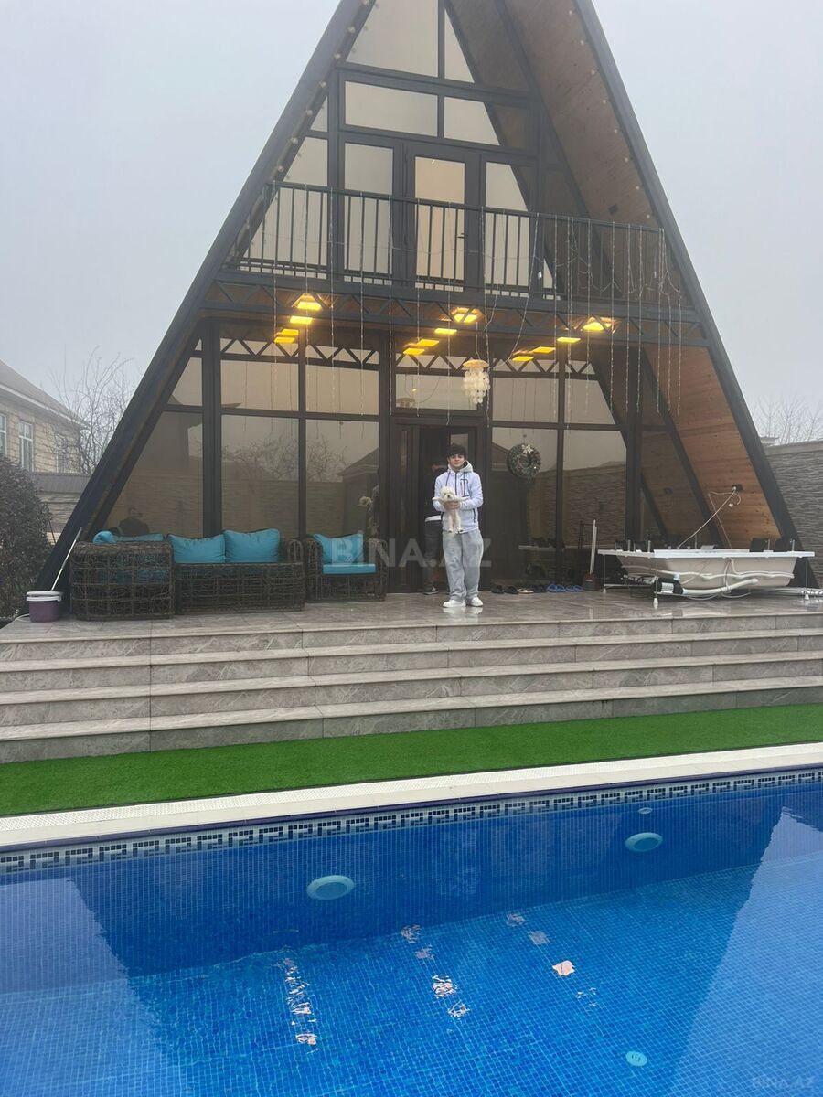 4 otaqlı həyət evi/bağ evi - Qəbələ - 200 m² (16)
