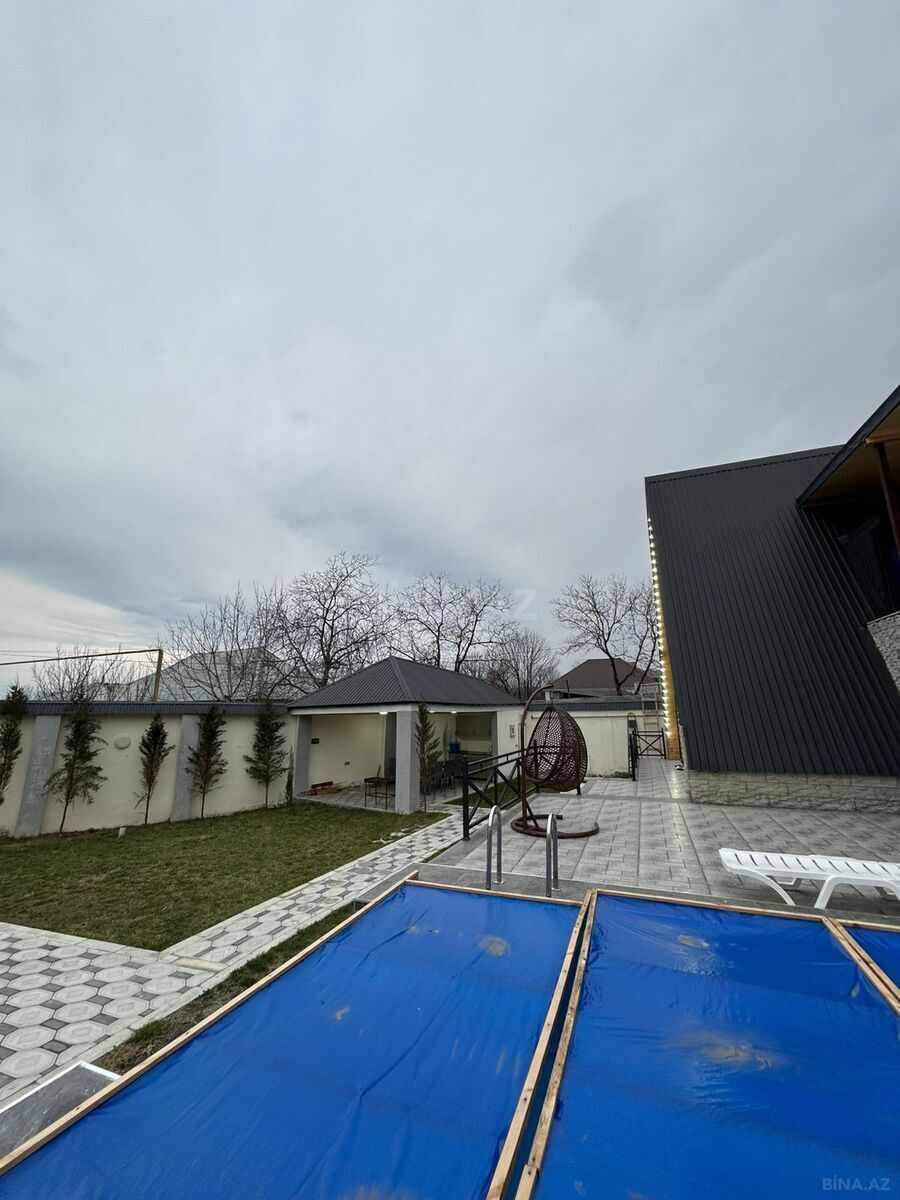 4 otaqlı həyət evi/bağ evi - Qəbələ - 500 m² (12)