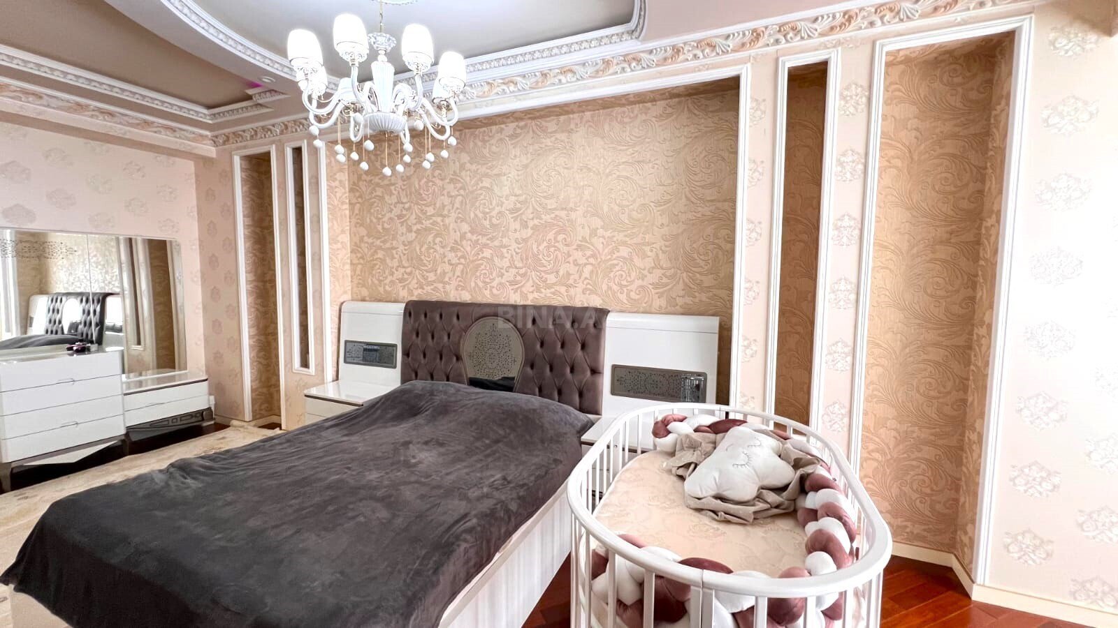 4 otaqlı yeni tikili - Qara Qarayev m. - 168 m² (5)