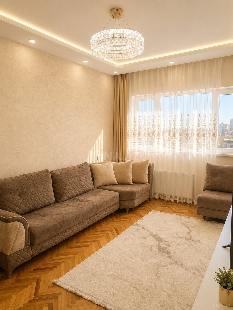 3-комн. вторичка - м. Мемар Аджеми - 80 м² (1)