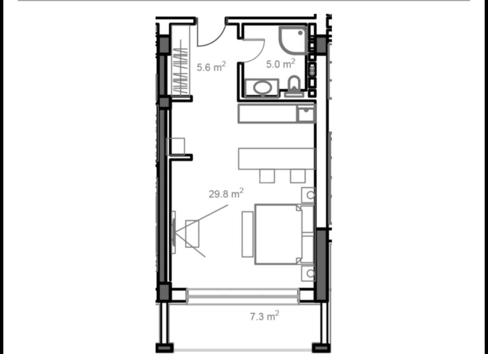 1 otaqlı yeni tikili - Nardaran q. - 57 m² (5)