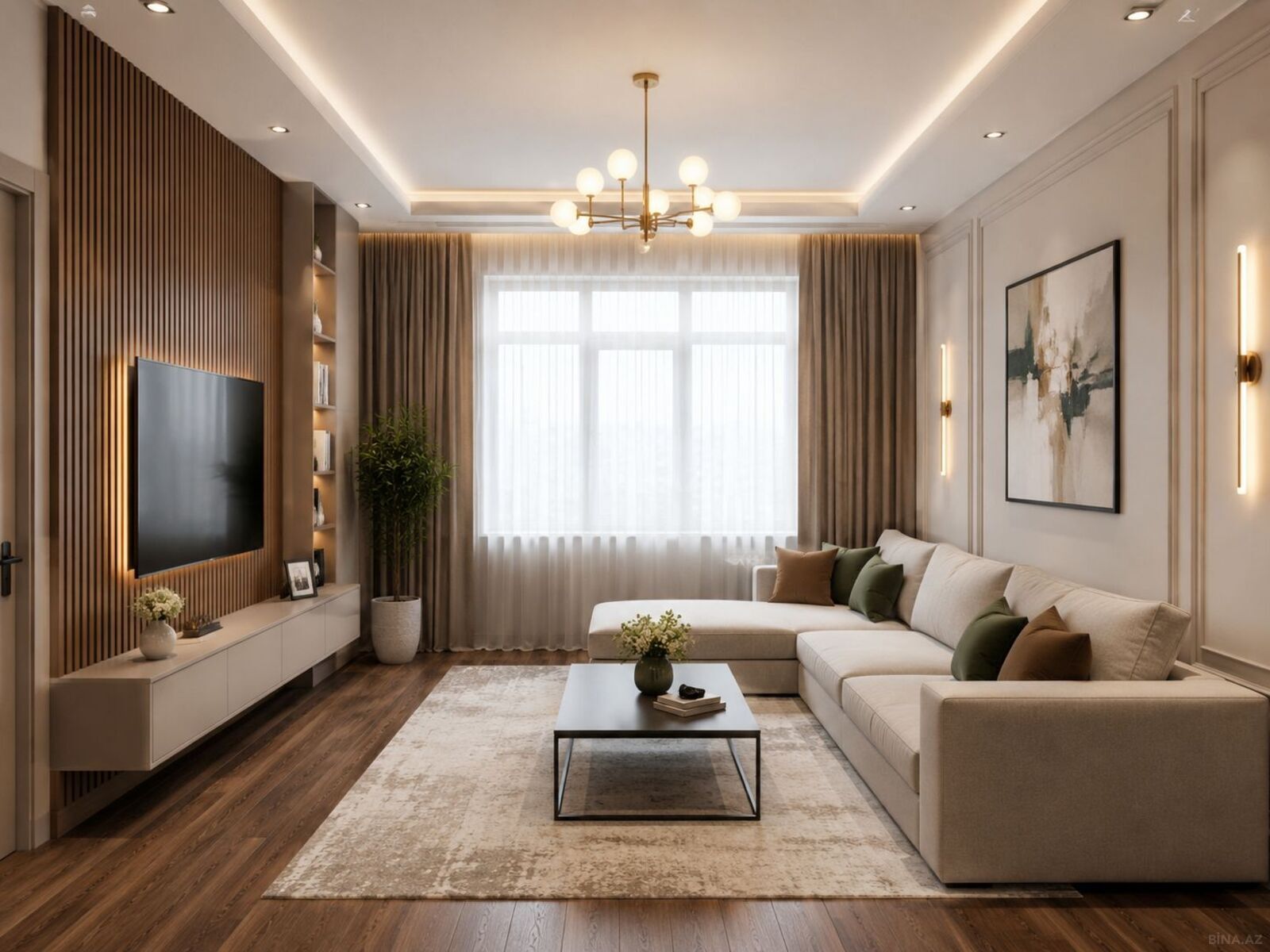 4-комн. новостройка - пос. Бакиханова - 145 м² (1)