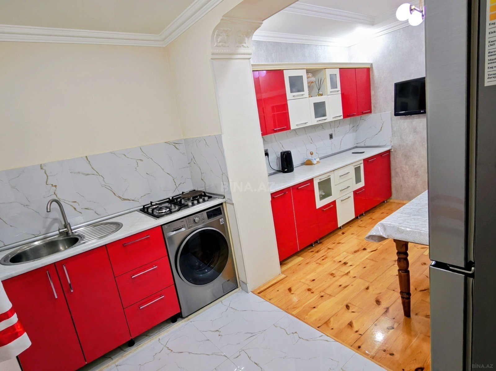 4 otaqlı köhnə tikili - Suraxanı r. - 100 m² (6)
