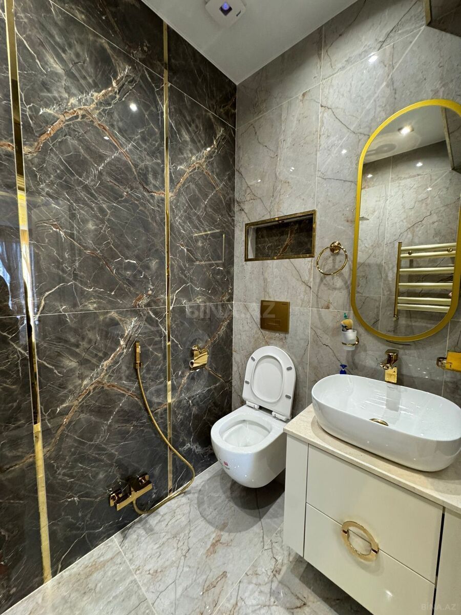 4 otaqlı yeni tikili - Şah İsmayıl Xətai m. - 127 m² (12)