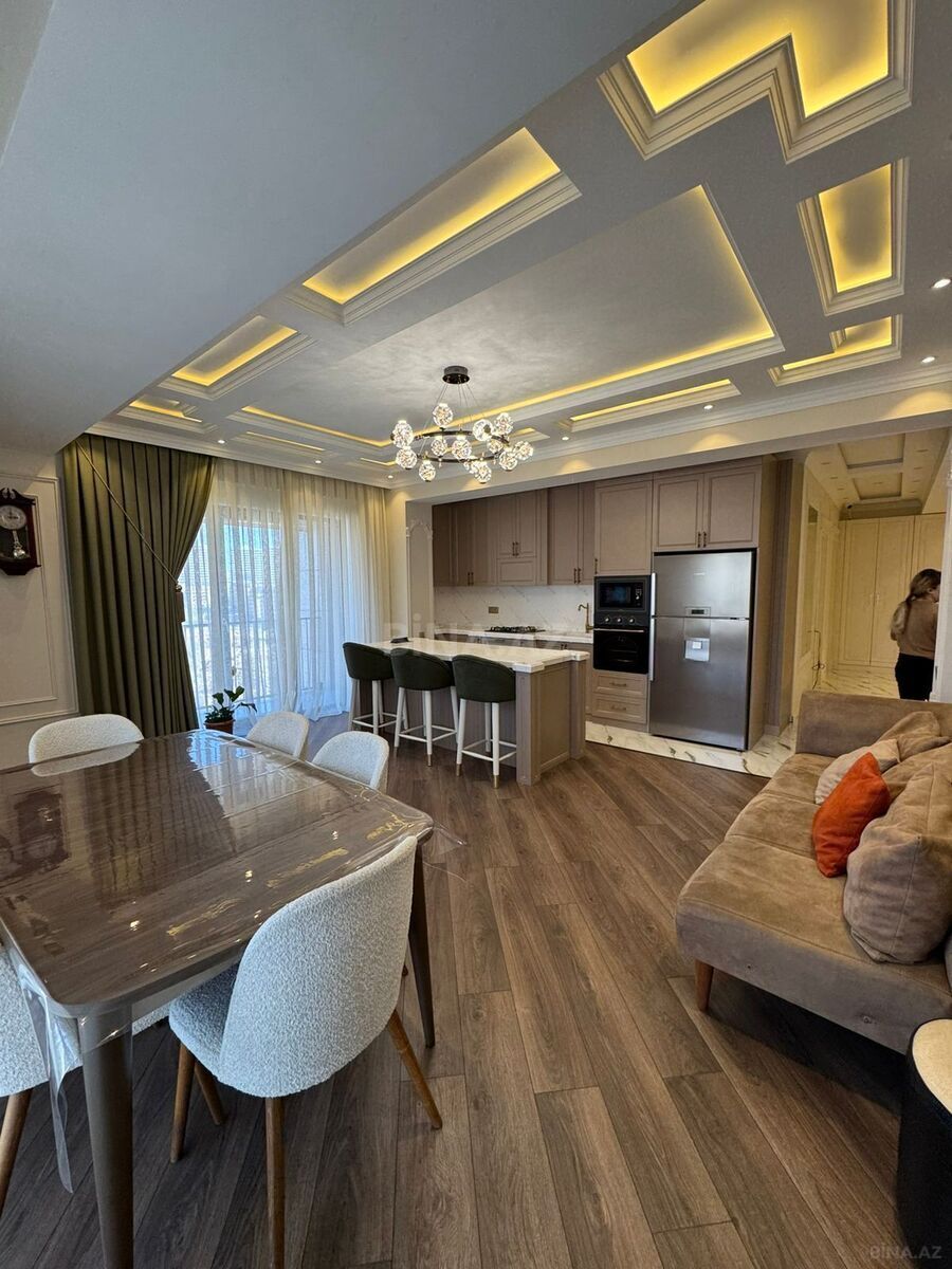 4 otaqlı yeni tikili - Şah İsmayıl Xətai m. - 127 m² (2)
