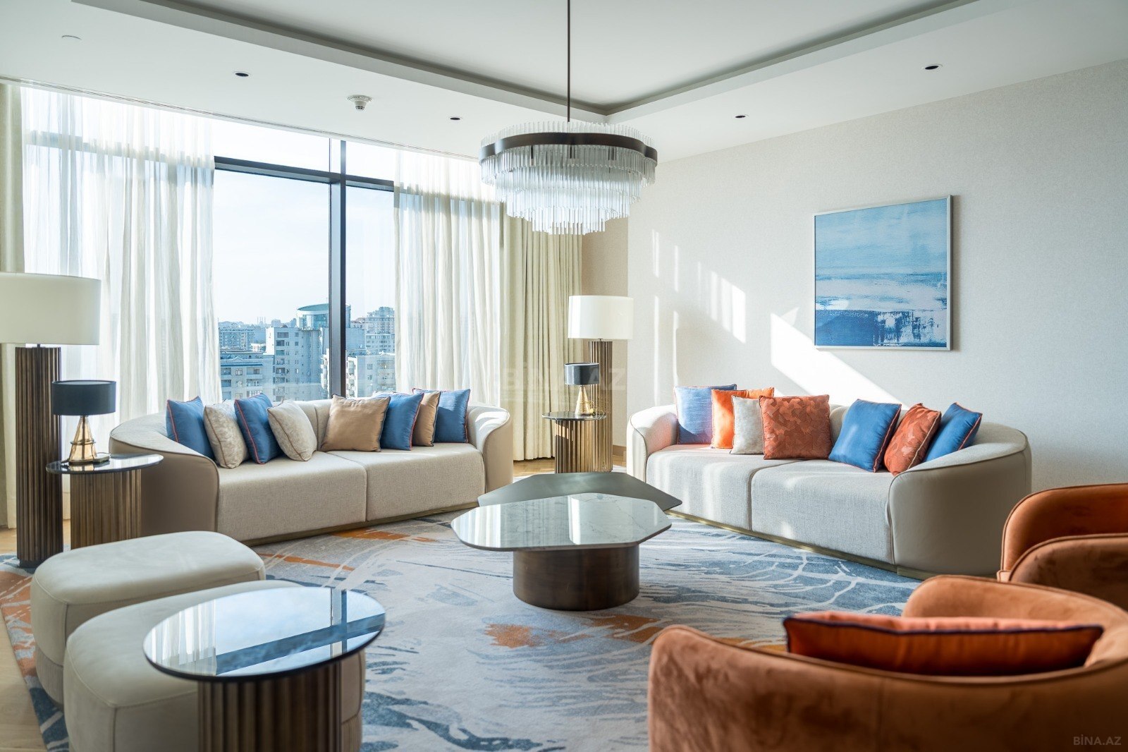 3 otaqlı yeni tikili - Şah İsmayıl Xətai m. - 200 m² (4)
