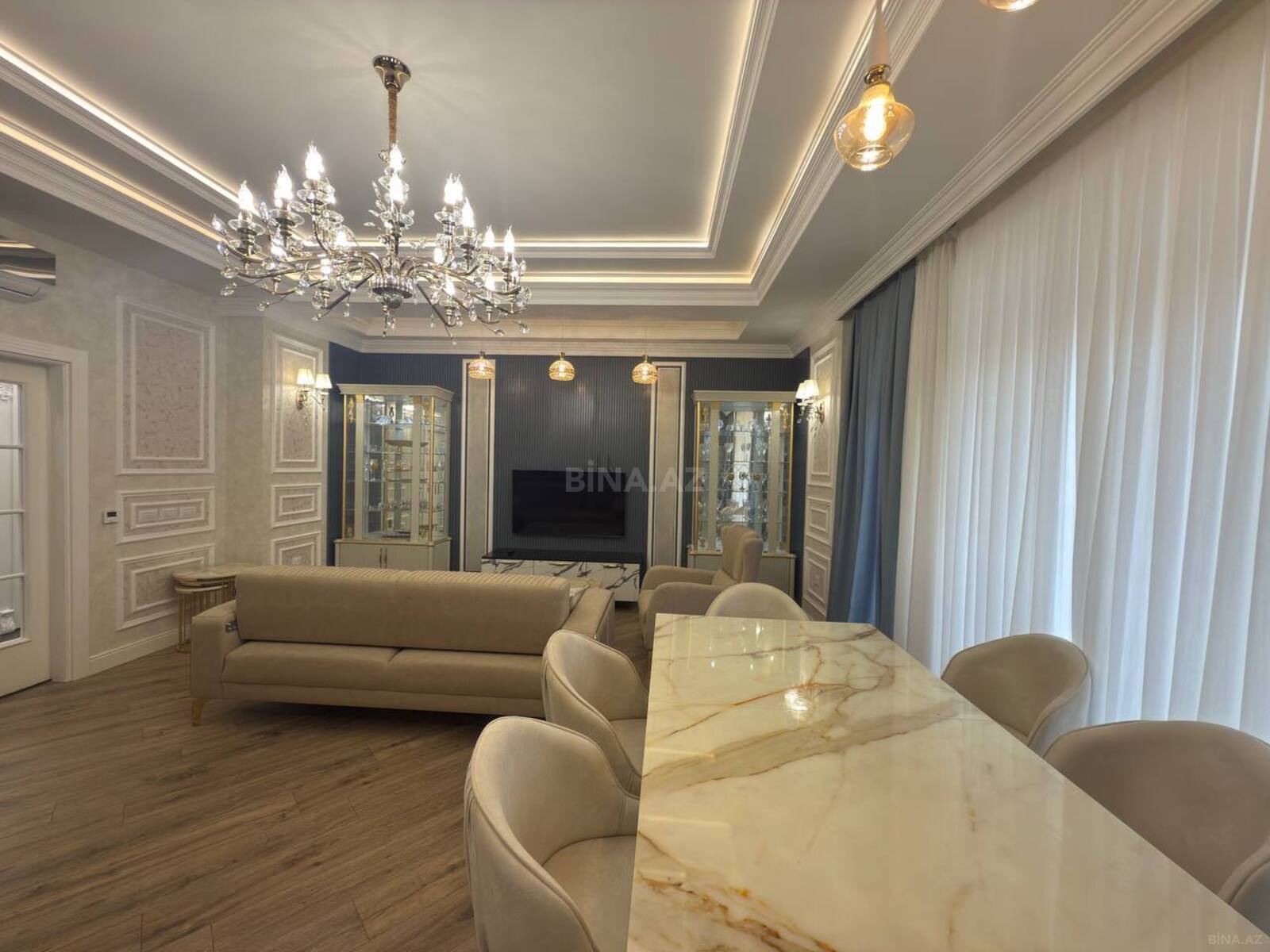 3 otaqlı yeni tikili - Ağ şəhər q. - 120 m² (5)