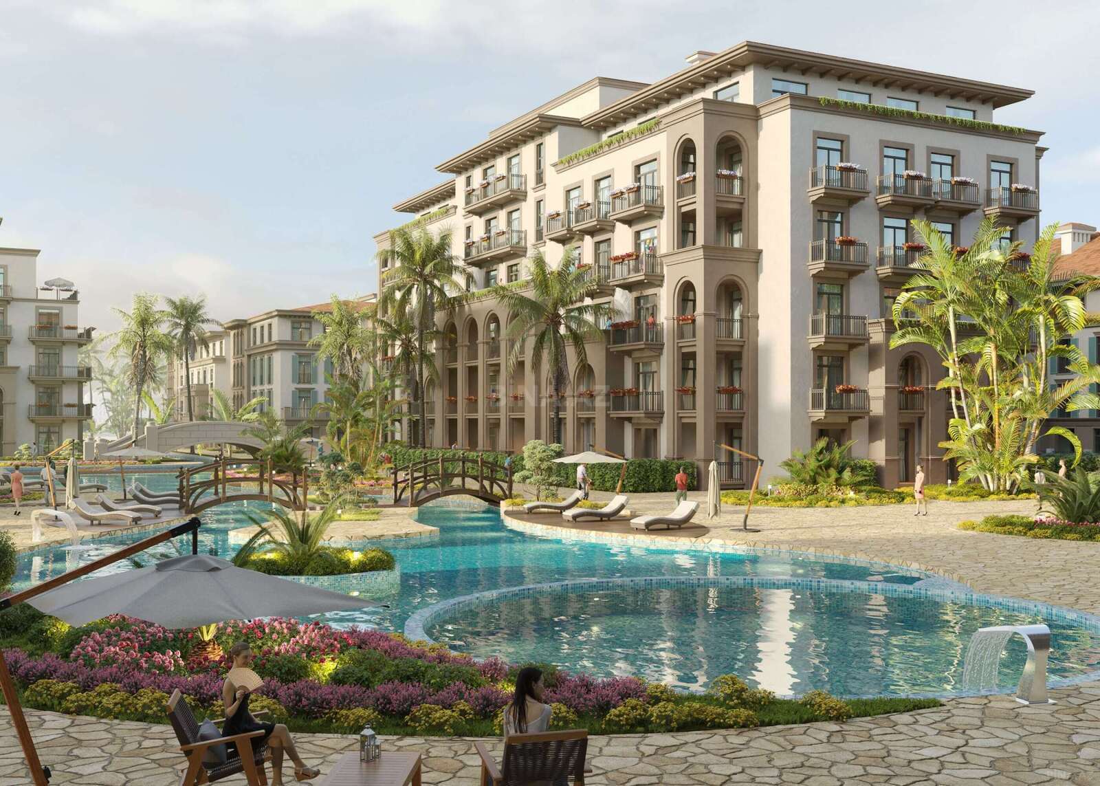 1-комн. новостройка - пос. Sea Breeze - 76.1 м² (5)