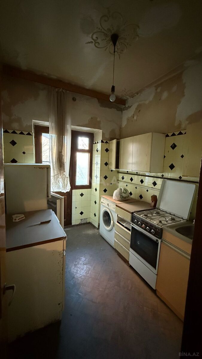 3 otaqlı köhnə tikili - Nizami m. - 80 m² (9)