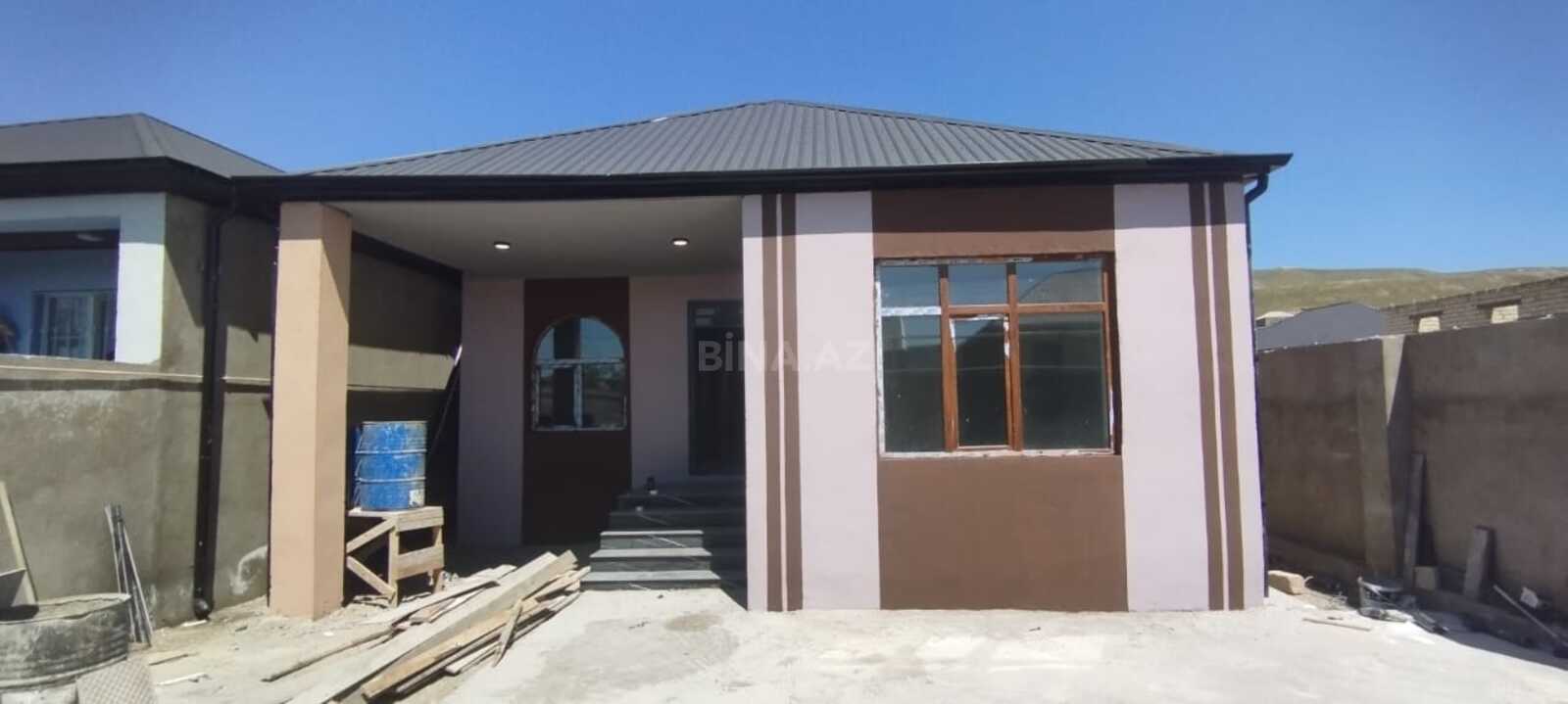 3 otaqlı həyət evi/bağ evi - Qobu q. - 100 m² (1)