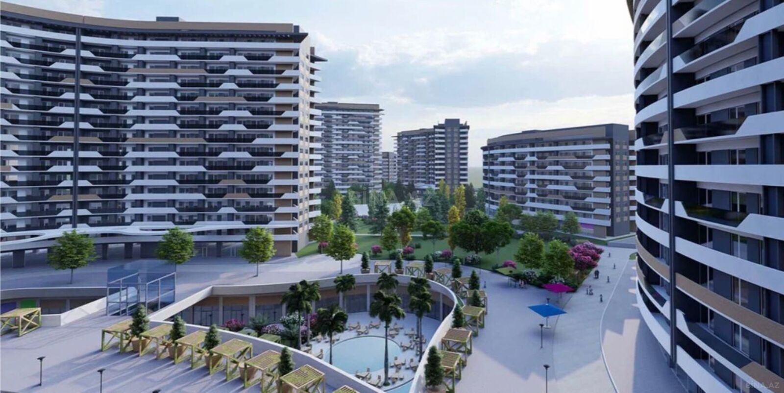 3 otaqlı yeni tikili - Biləcəri q. - 110 m² (1)