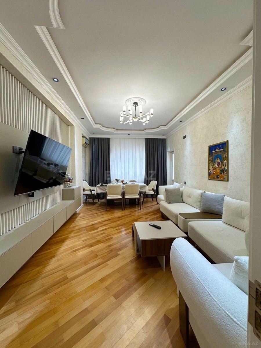 3 otaqlı yeni tikili - Həzi Aslanov m. - 103 m² (1)