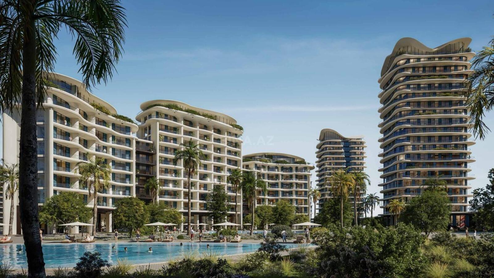 1 otaqlı yeni tikili - Nardaran q. - 65.2 m² (5)