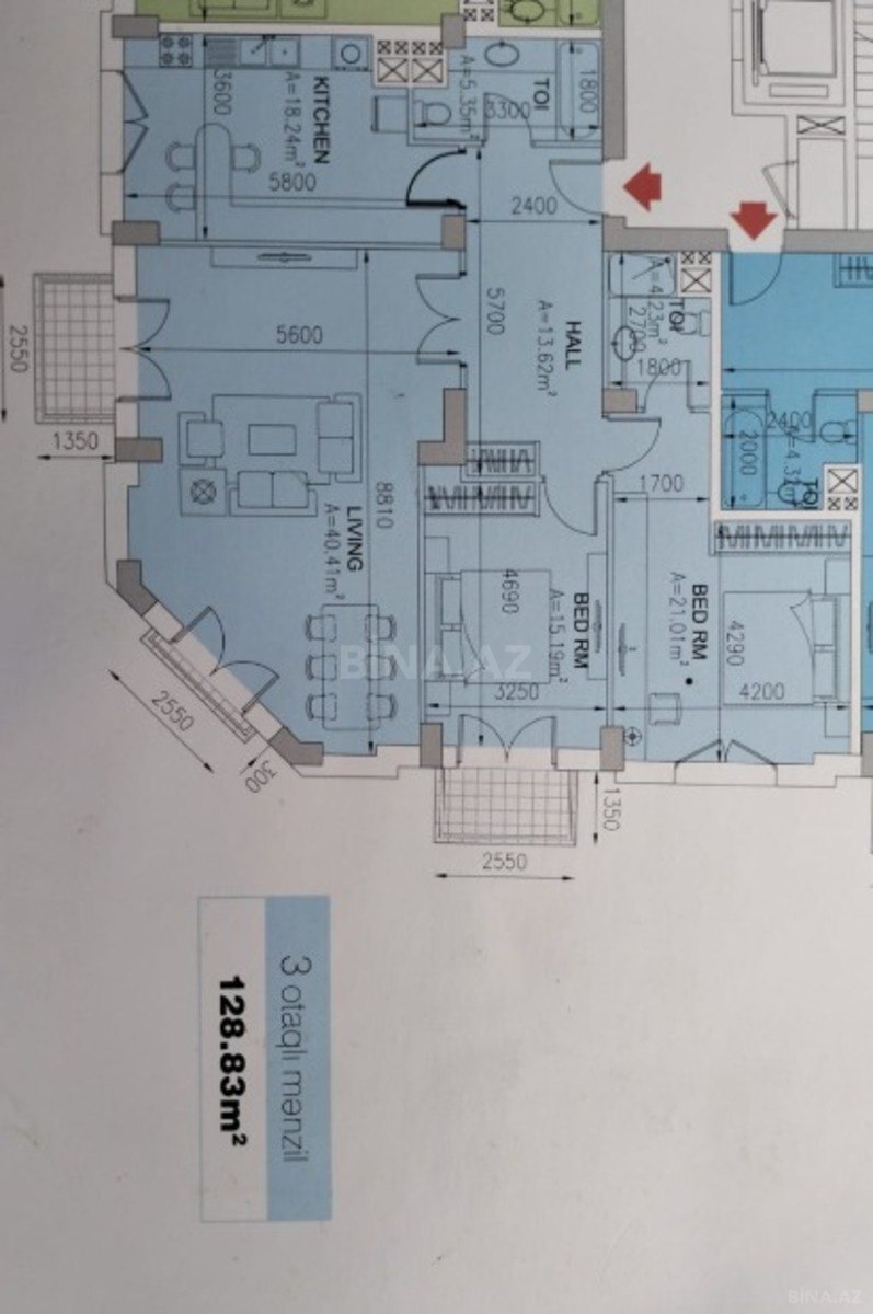 3-комн. новостройка - пос. Аг шехер - 129 м² (2)