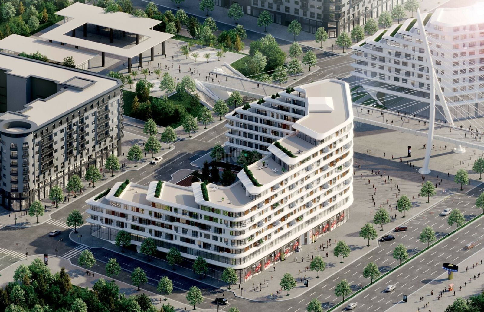 3 otaqlı yeni tikili - Xətai r. - 145.5 m² (2)