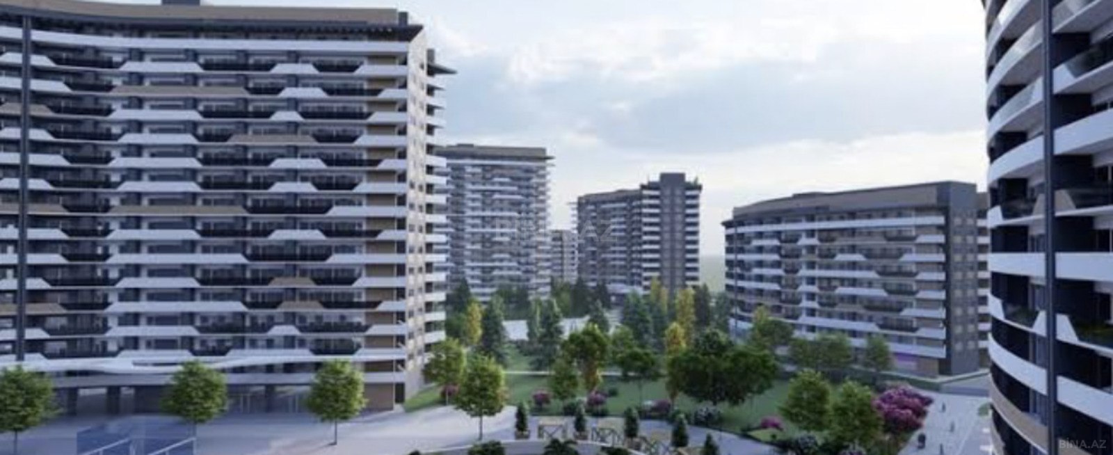 2 otaqlı yeni tikili - 9-cu mikrorayon q. - 90.8 m² (3)