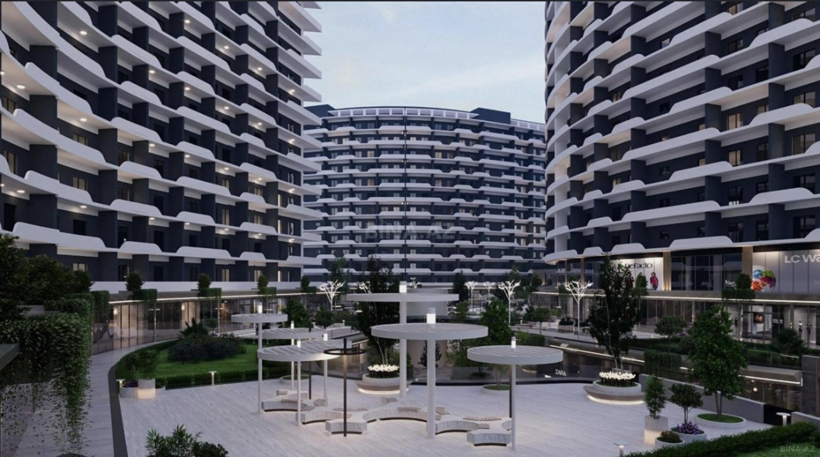 2 otaqlı yeni tikili - 9-cu mikrorayon q. - 90.8 m² (2)