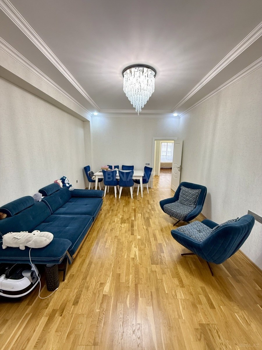 3 otaqlı yeni tikili - Qara Qarayev m. - 105 m² (2)