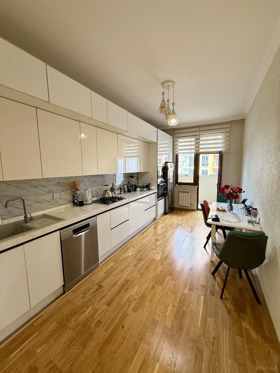 3 otaqlı yeni tikili - Qara Qarayev m. - 105 m² (3)