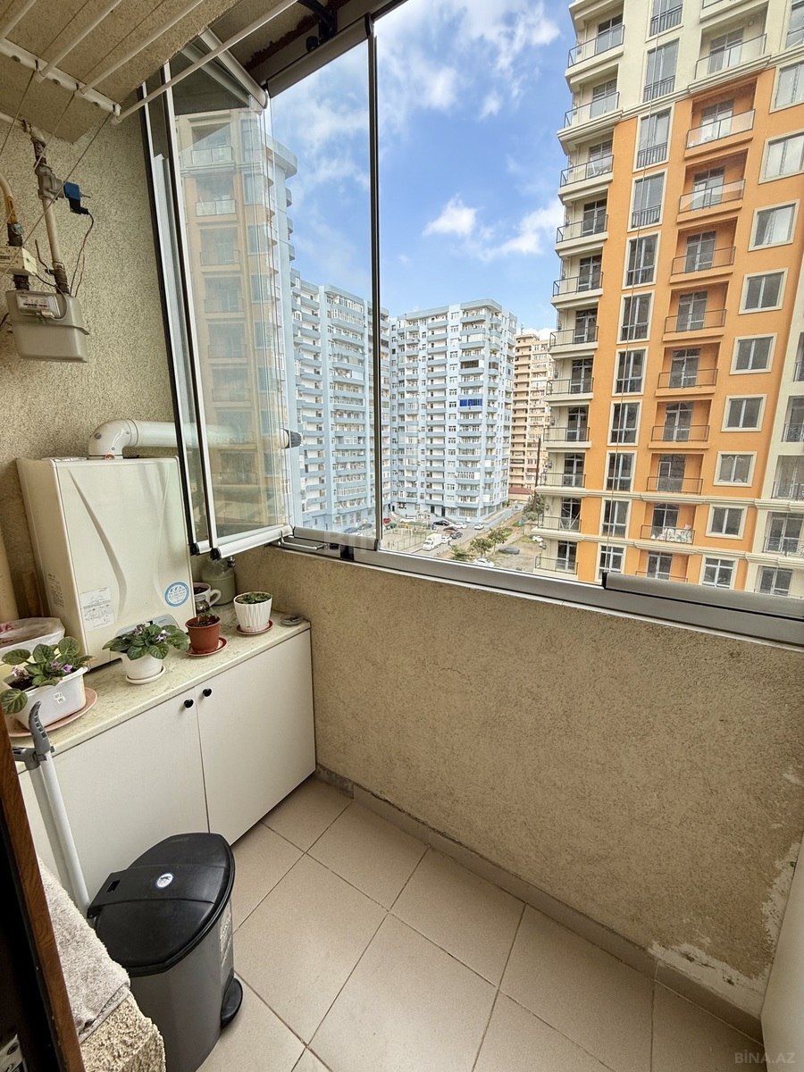 3 otaqlı yeni tikili - Qara Qarayev m. - 105 m² (13)