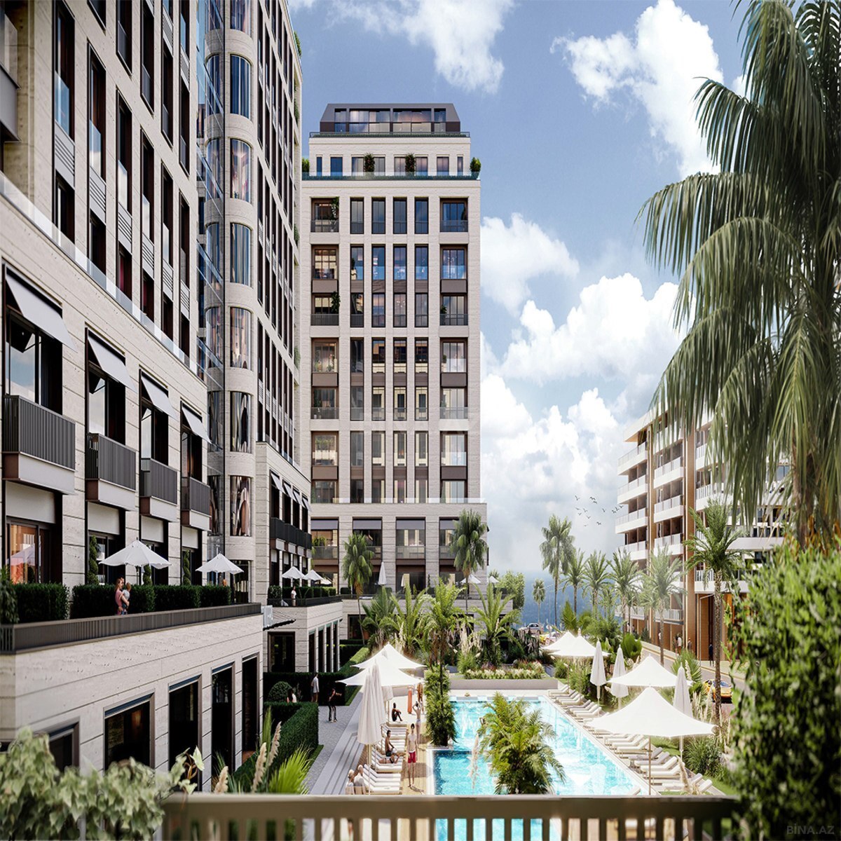 Sea Breeze Riviera Residence tikinti şirkətinə məxsus yaşayış kompleksi-collage-photo-2