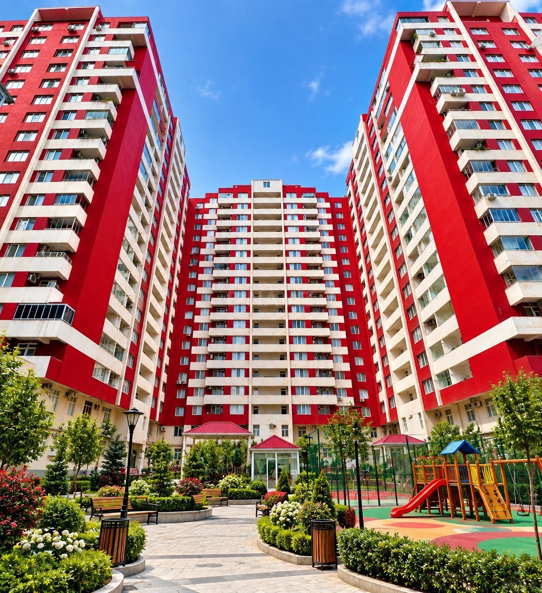 4 otaqlı Yeni tikili, Qara Qarayev m., Bakı